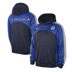 Dallas Mavericks Authentic Starting Five Force Performance Pullover Hoodie Navy/Blue - NBA