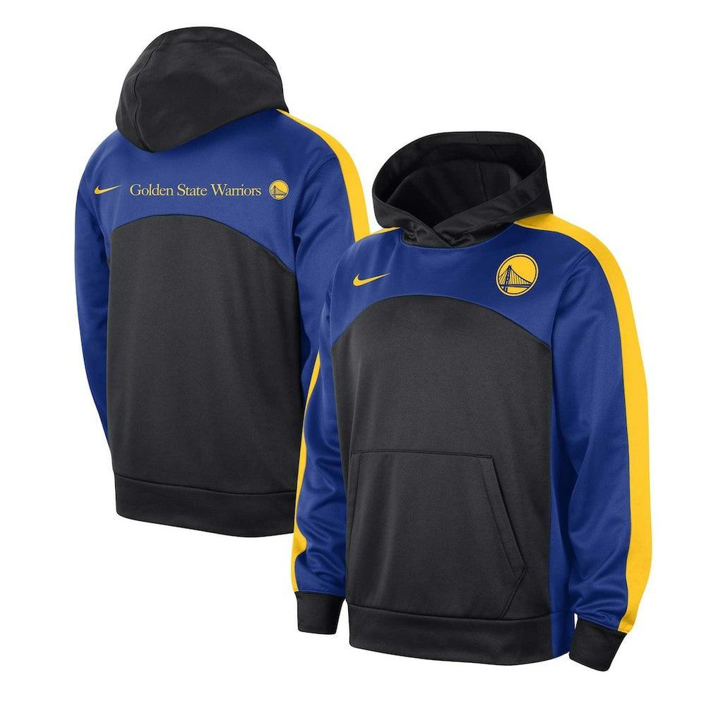 Golden State Warriors Authentic Starting Five Force Performance Pullover Hoodie Black/Royal - NBA