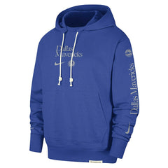 Dallas Mavericks Authentic Performance Pullover Hoodie Blue - NBA