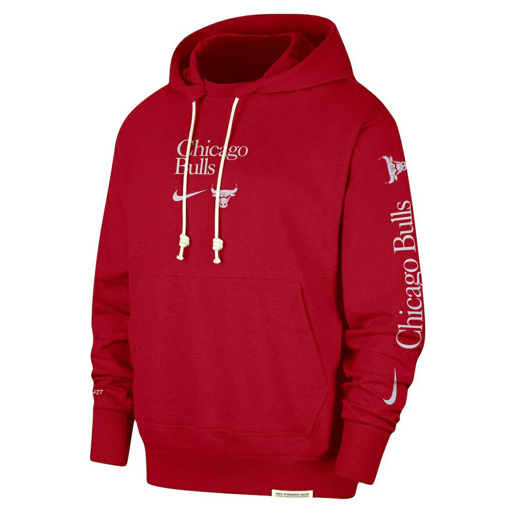 Chicago Bulls Authentic Performance Pullover Hoodie Red - NBA