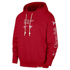 Chicago Bulls Authentic Performance Pullover Hoodie Red - NBA