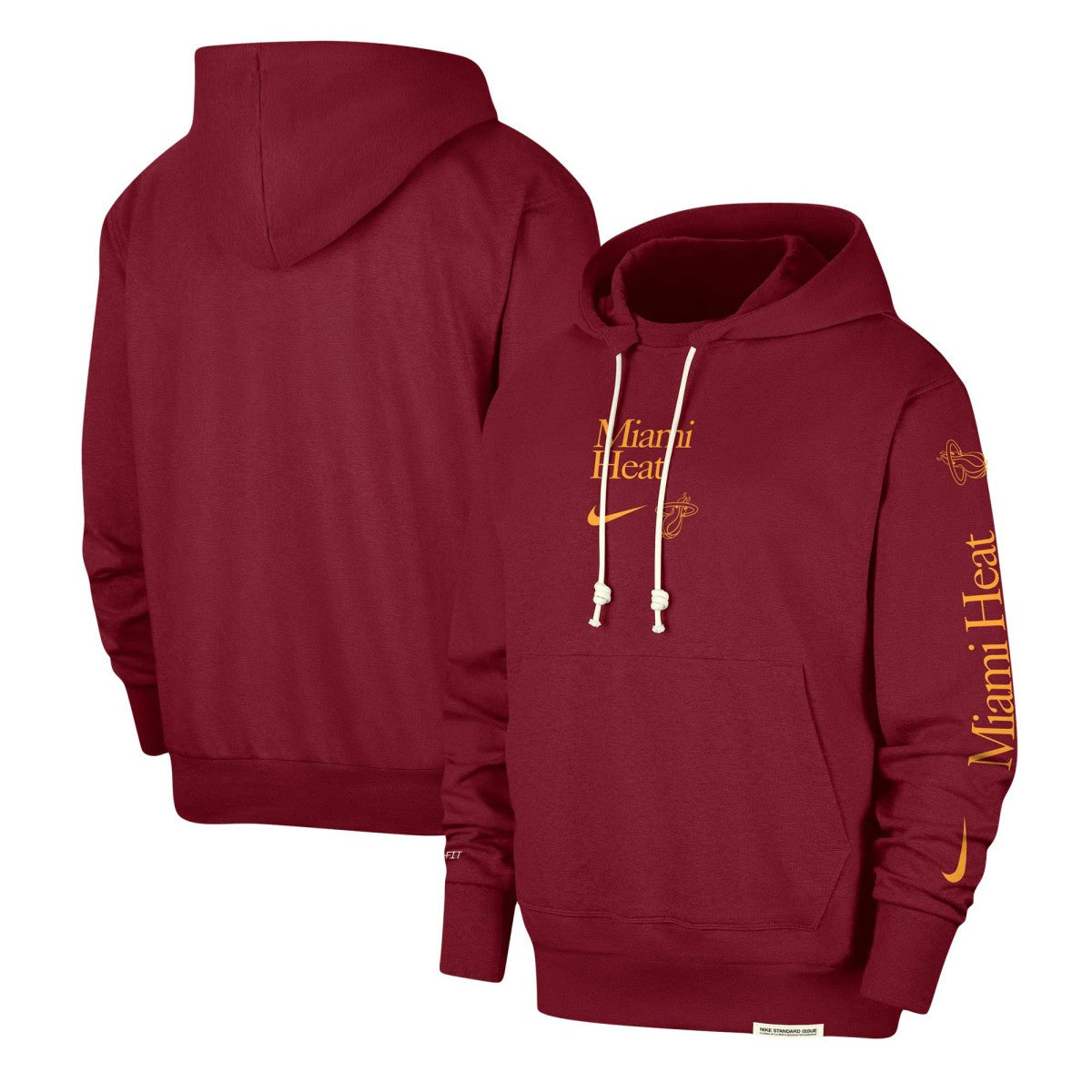 Miami Heat Authentic Performance Pullover Hoodie Red - NBA