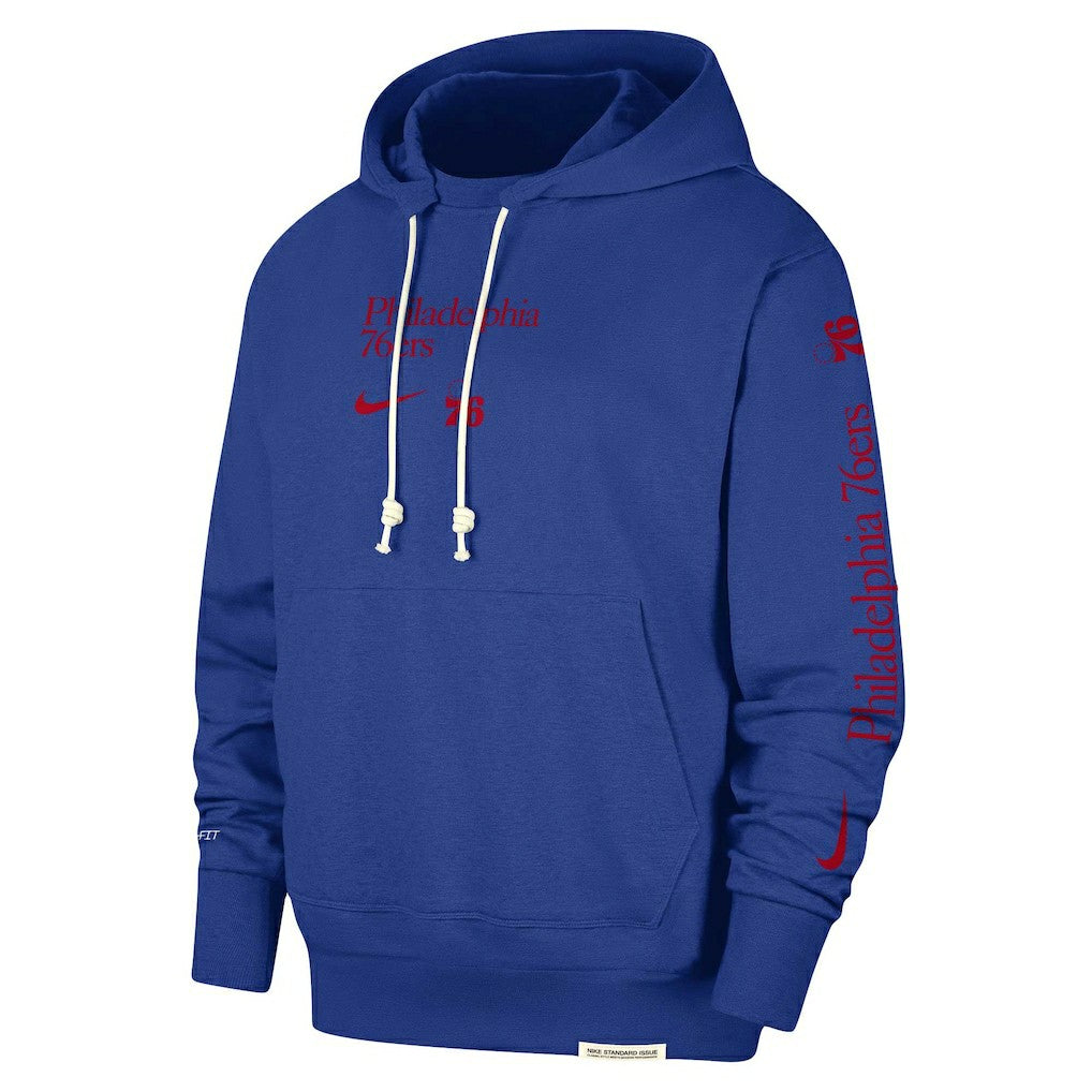 Philadelphia 76ers Authentic Performance Pullover Hoodie Royal - NBA