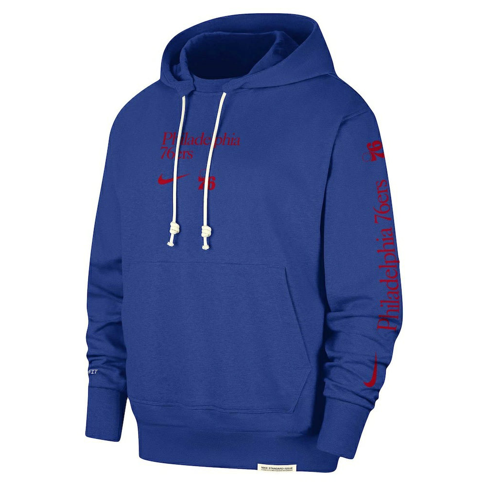 Philadelphia 76ers Authentic Performance Pullover Hoodie Royal - NBA