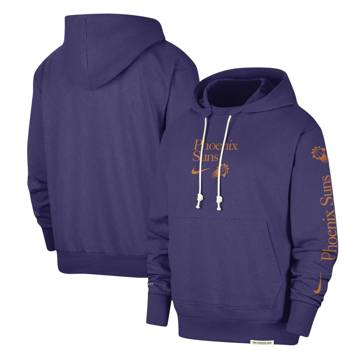 Phoenix Suns Authentic Performance Pullover Hoodie Purple - NBA