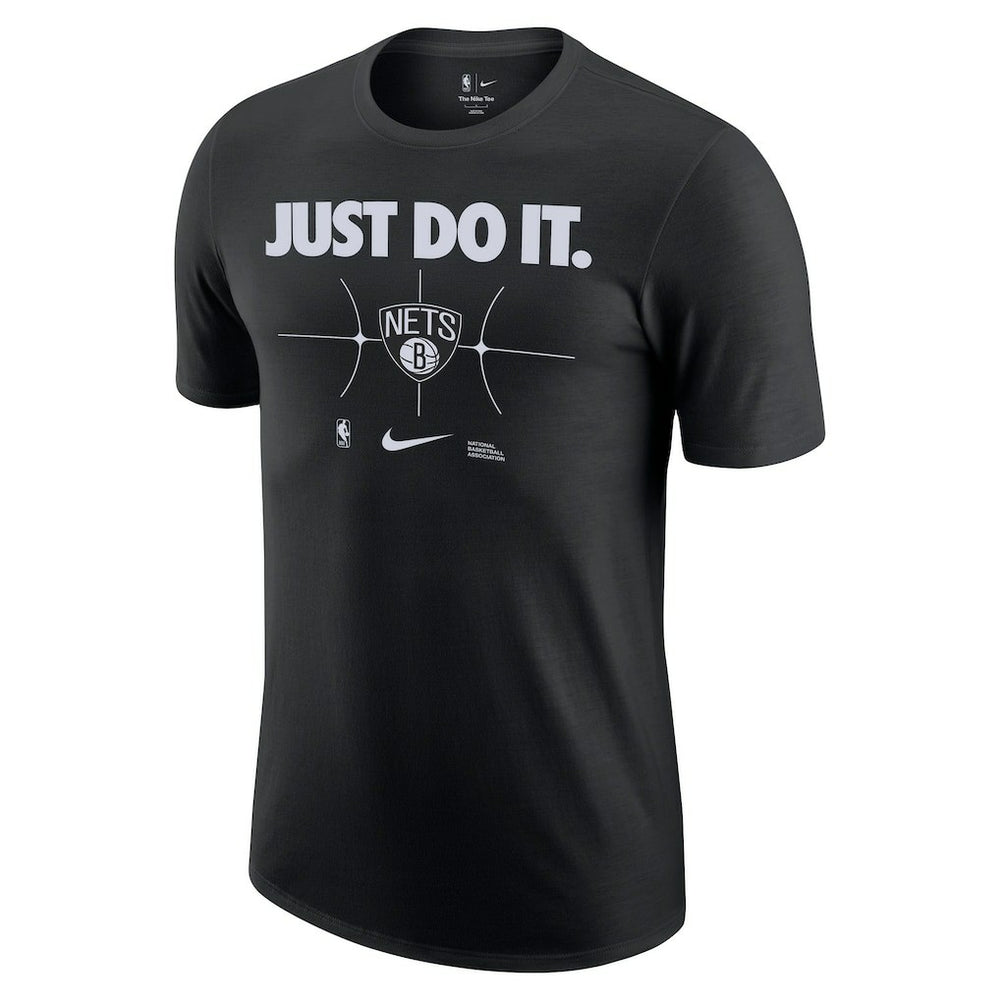 Brooklyn Nets Just Do It T-Shirt Black - NBA