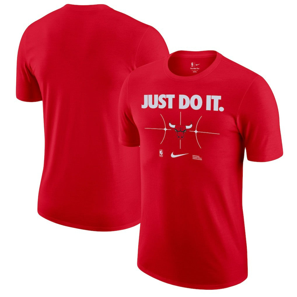 Chicago Bulls Just Do It T-Shirt Red - NBA