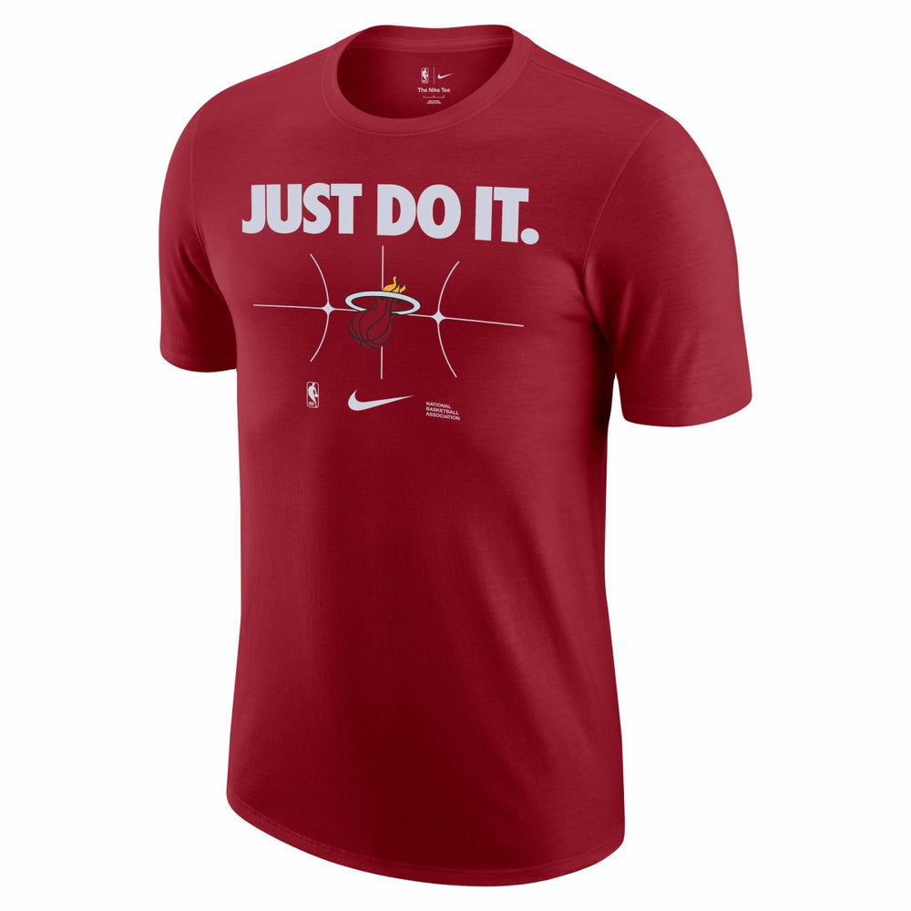 Miami Heat Just Do It T-Shirt Red - NBA