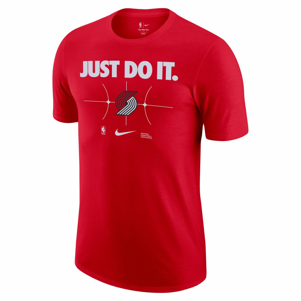 Portland Trail Blazers Just Do It T-Shirt Red - NBA
