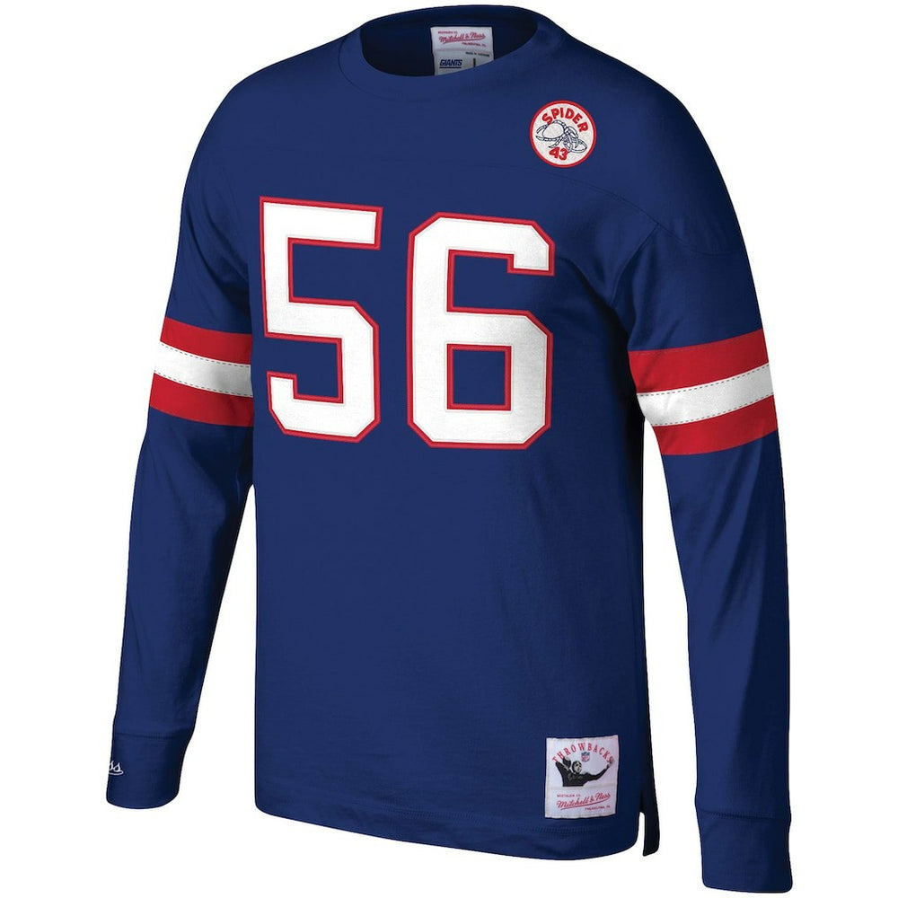 Lawrence Taylor New York Giants Big & Tall Cut & Sew Player Name & Number Long Sleeve T-Shirt Royal | Mitchell & Ness