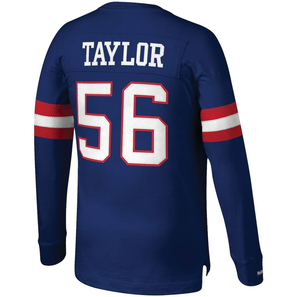Lawrence Taylor New York Giants Big & Tall Cut & Sew Player Name & Number Long Sleeve T-Shirt Royal | Mitchell & Ness