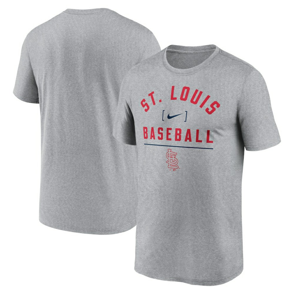 St. Louis Cardinals Nike Arch Baseball Stack Performance T-Shirt - MLB