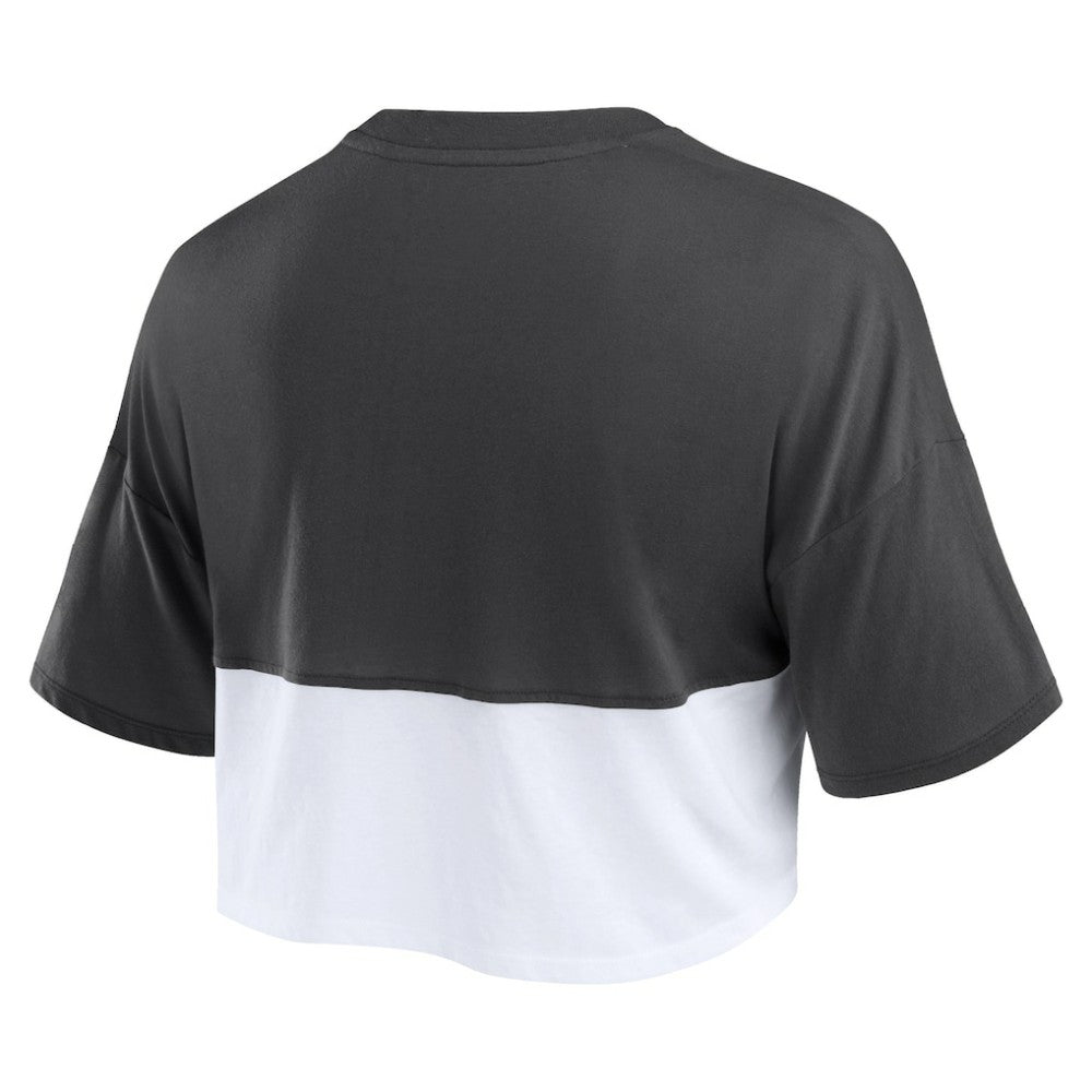 San Francisco Giants Fanatics Women's Color Split Boxy Cropped T-Shirt - MLB