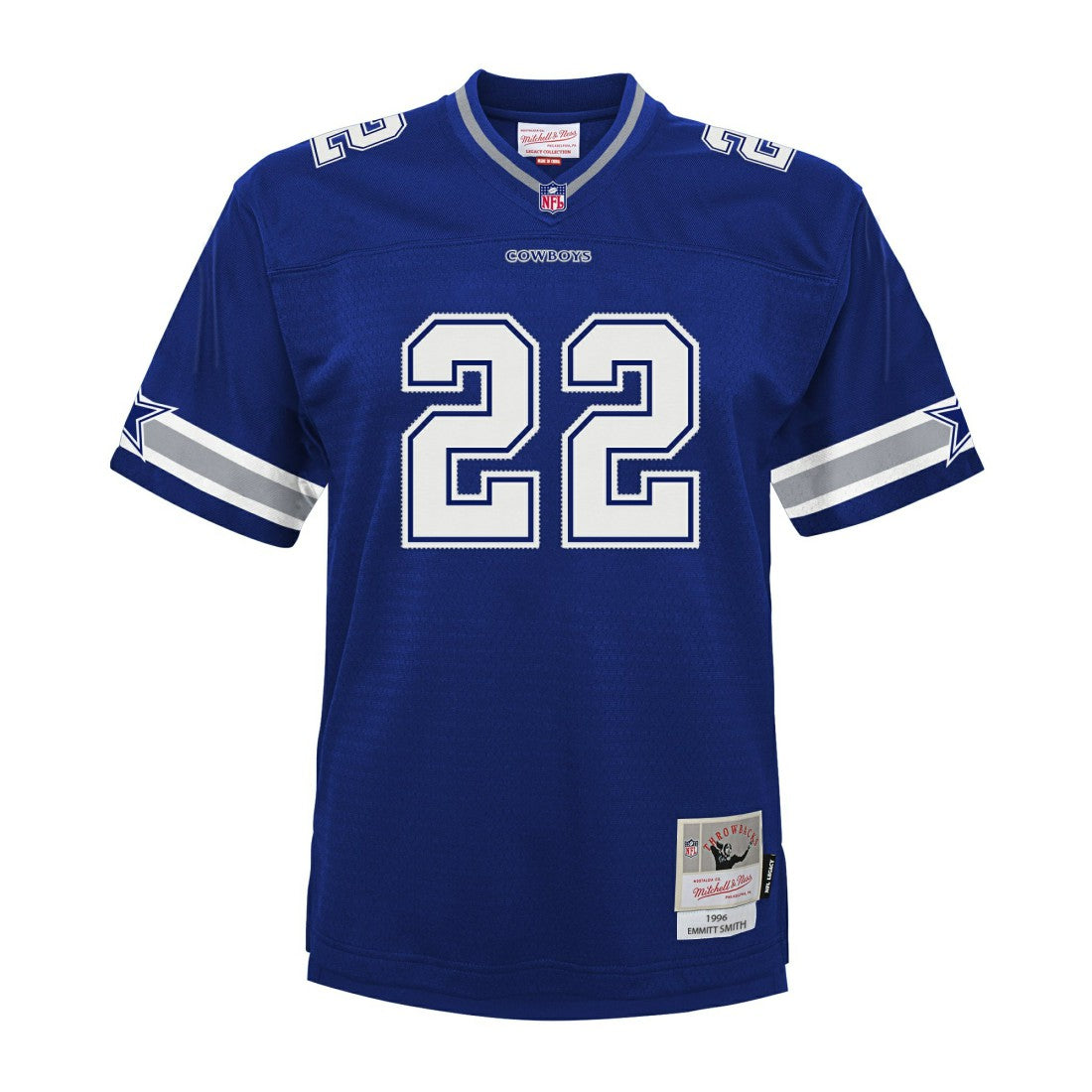 Emmitt Smith Dallas Cowboys Big & Tall 1996 Legacy Retired Player Jersey Navy | Mitchell & Ness