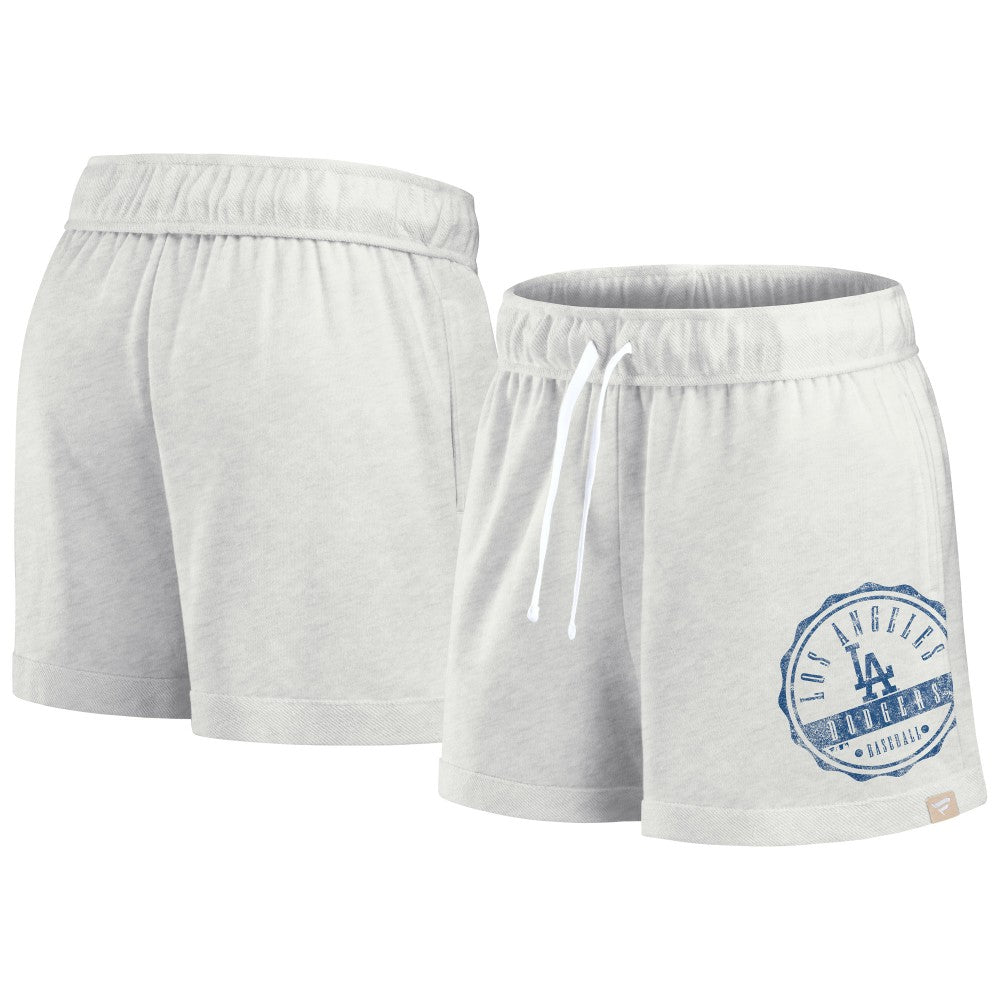 Los Angeles Dodgers Fanatics Women's Oversized Badge Lounge Shorts - MLB