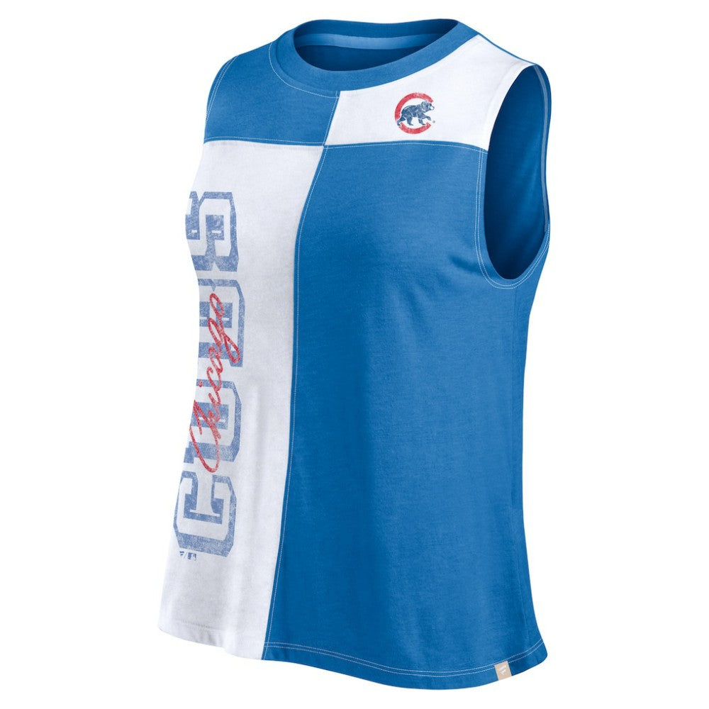 Chicago Cubs Fanatics Women's Color-Block Tank Top - MLB