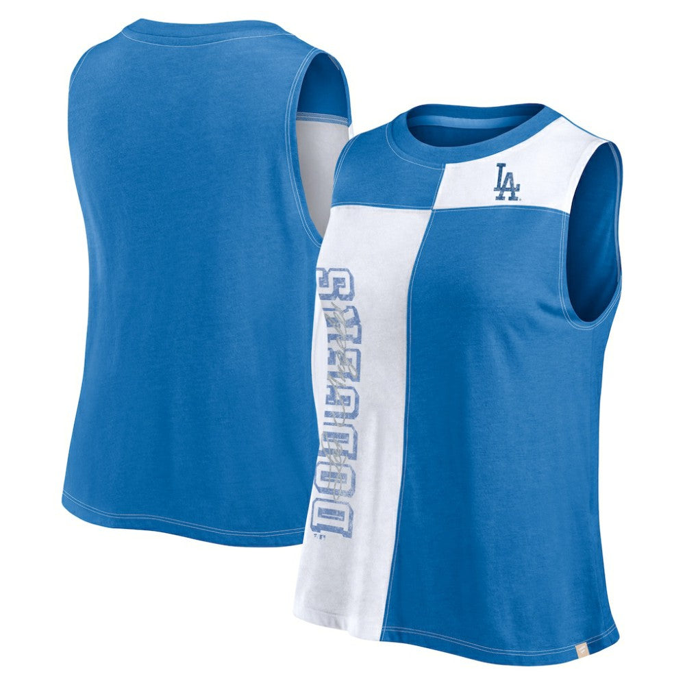 Los Angeles Dodgers Fanatics Women's Color-Block Tank Top - MLB