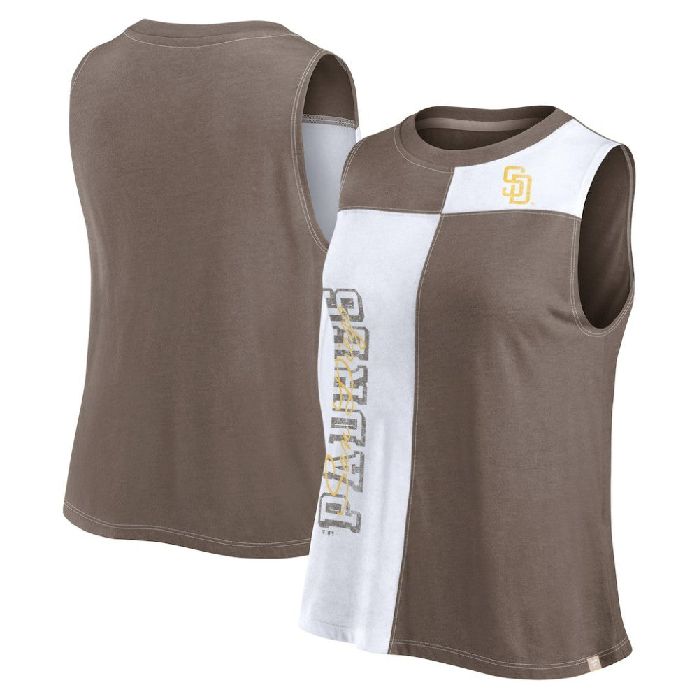 San Diego Padres Fanatics Women's Color-Block Tank Top - MLB