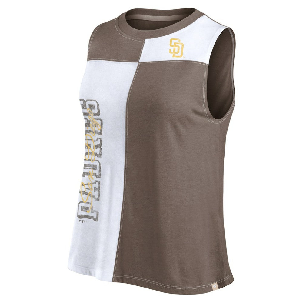 San Diego Padres Fanatics Women's Color-Block Tank Top - MLB