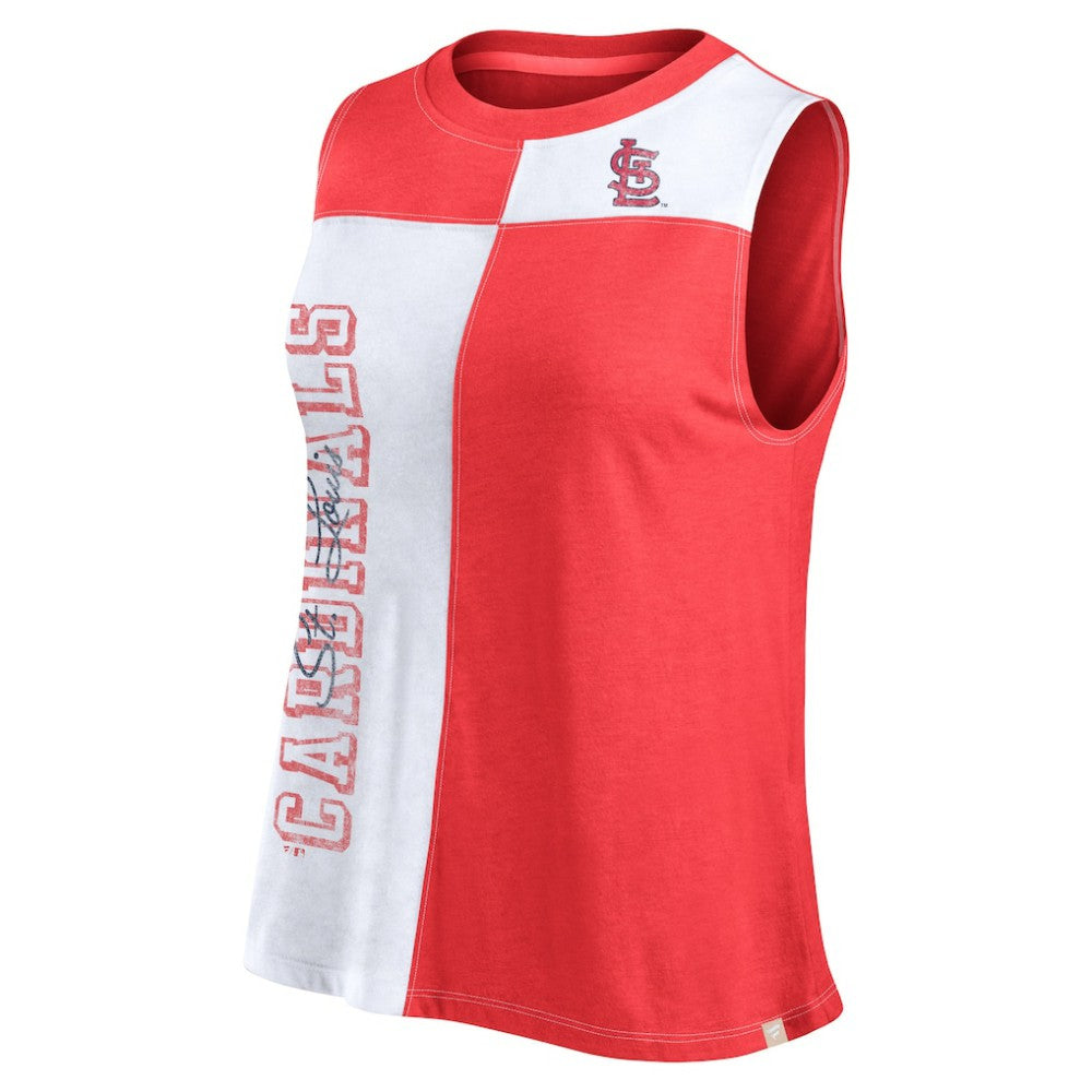 St. Louis Cardinals Fanatics Women's Color-Block Tank Top - MLB