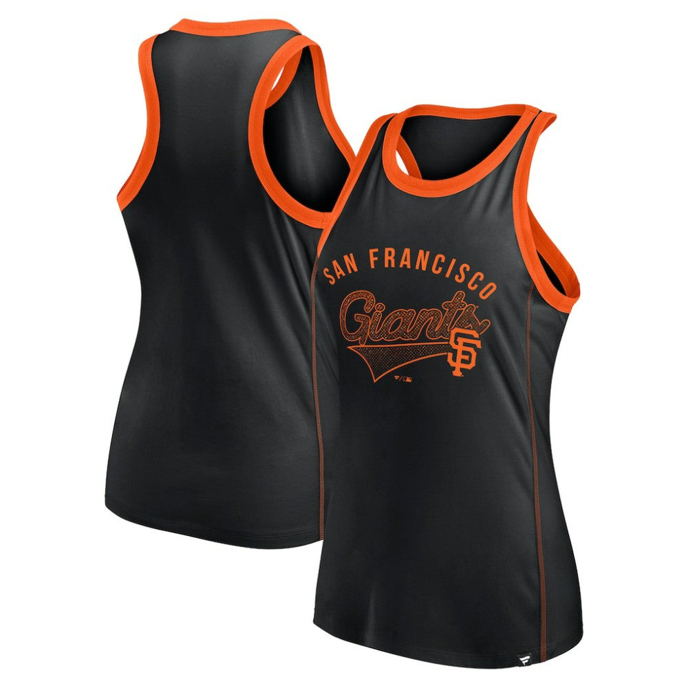 San Francisco Giants Fanatics Women's Tailsweep Fashion Racerback Rhinestone Tank Top - MLB