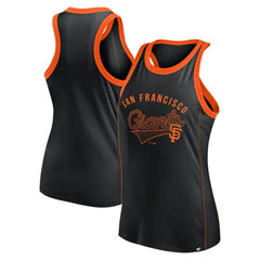 San Francisco Giants Fanatics Women's Tailsweep Fashion Racerback Rhinestone Tank Top - MLB