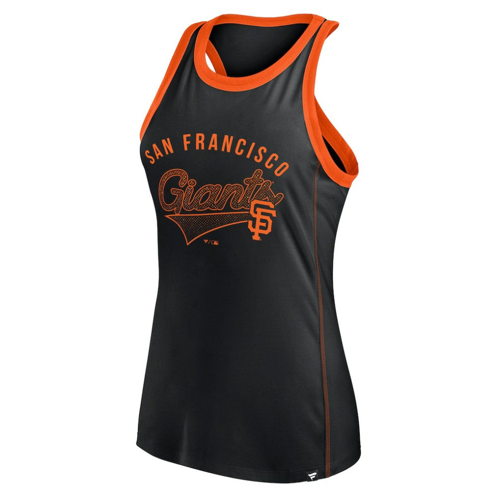 San Francisco Giants Fanatics Women's Tailsweep Fashion Racerback Rhinestone Tank Top - MLB