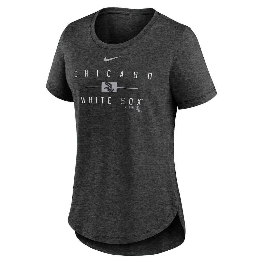 Chicago White Sox Nike Women's Knockout Team Stack Tri-Blend T-Shirt - MLB