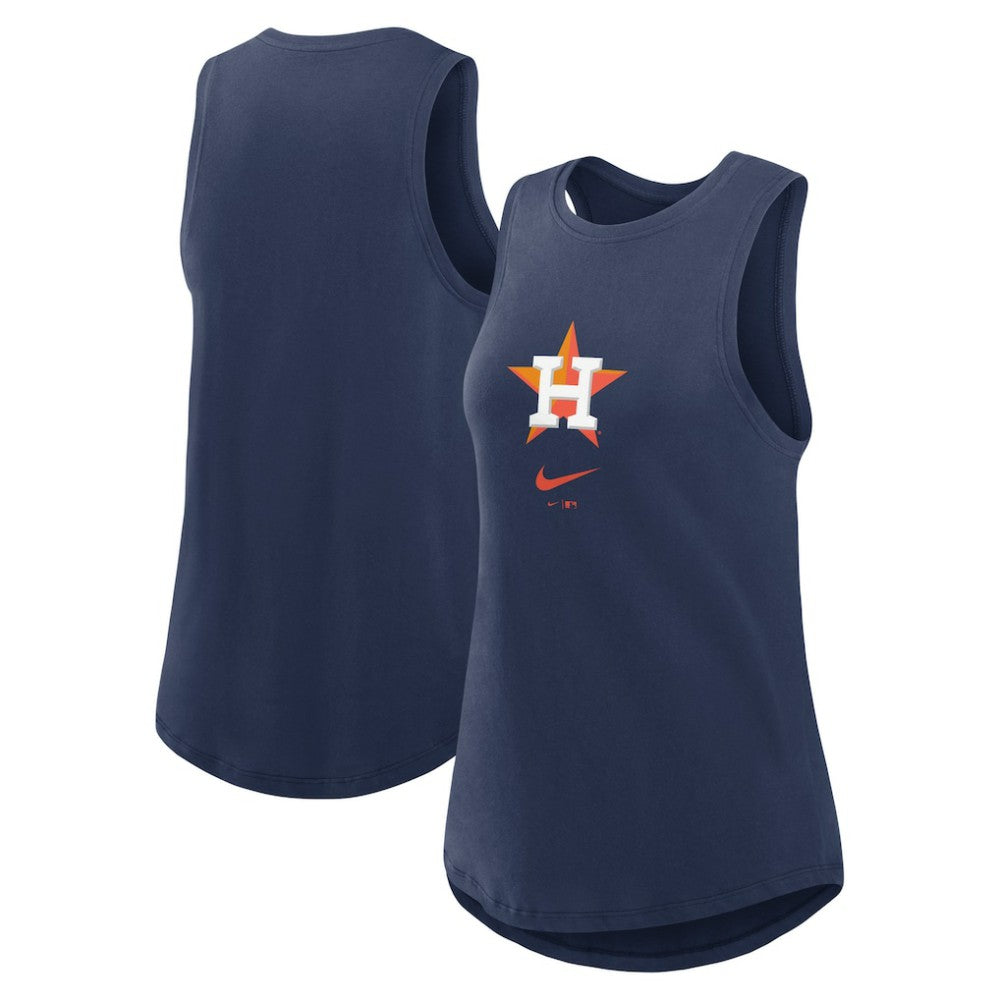 Houston Astros Nike Women's Legacy Icon High Neck Dri-FIT Tank Top - MLB