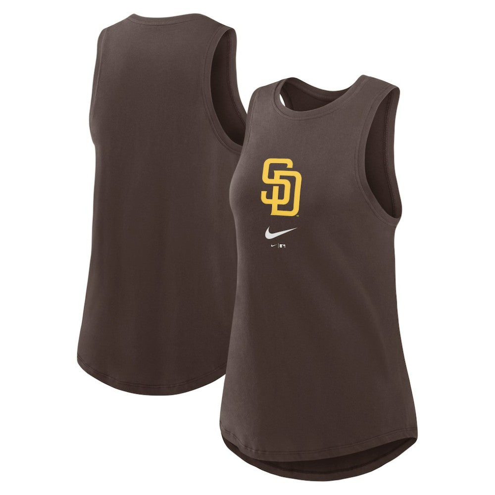 San Diego Padres Nike Women's Legacy Icon High Neck Dri-FIT Tank Top - MLB