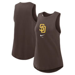 San Diego Padres Nike Women's Legacy Icon High Neck Dri-FIT Tank Top - MLB