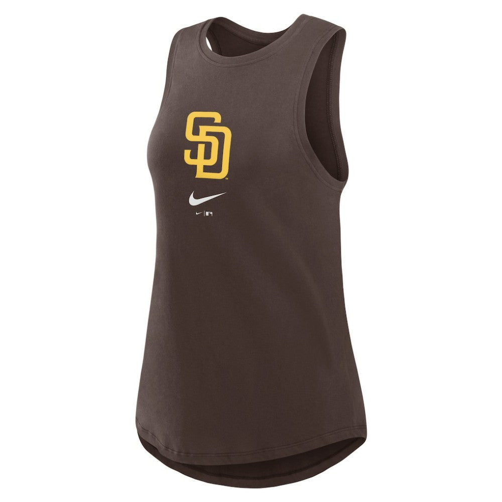 San Diego Padres Nike Women's Legacy Icon High Neck Dri-FIT Tank Top - MLB