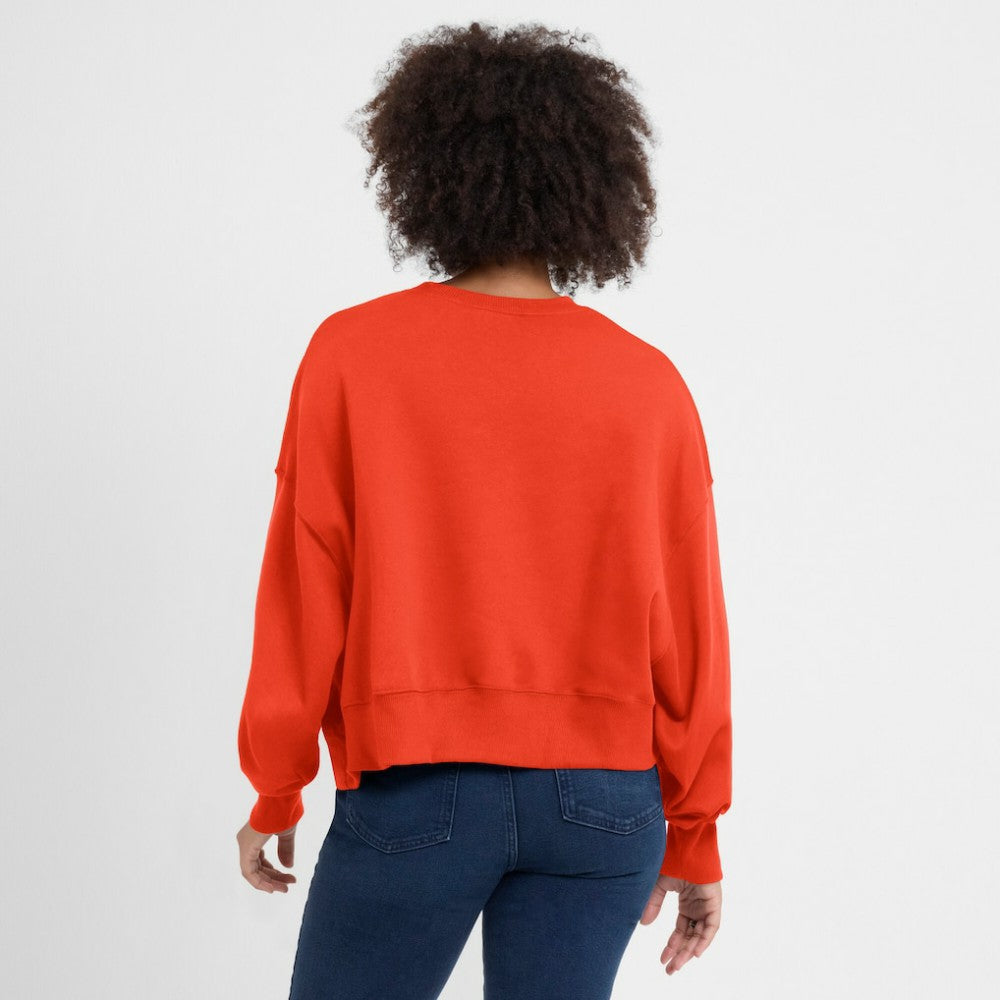 Houston Astros Nike Women's Oversized Cropped Pullover Sweatshirt - MLB