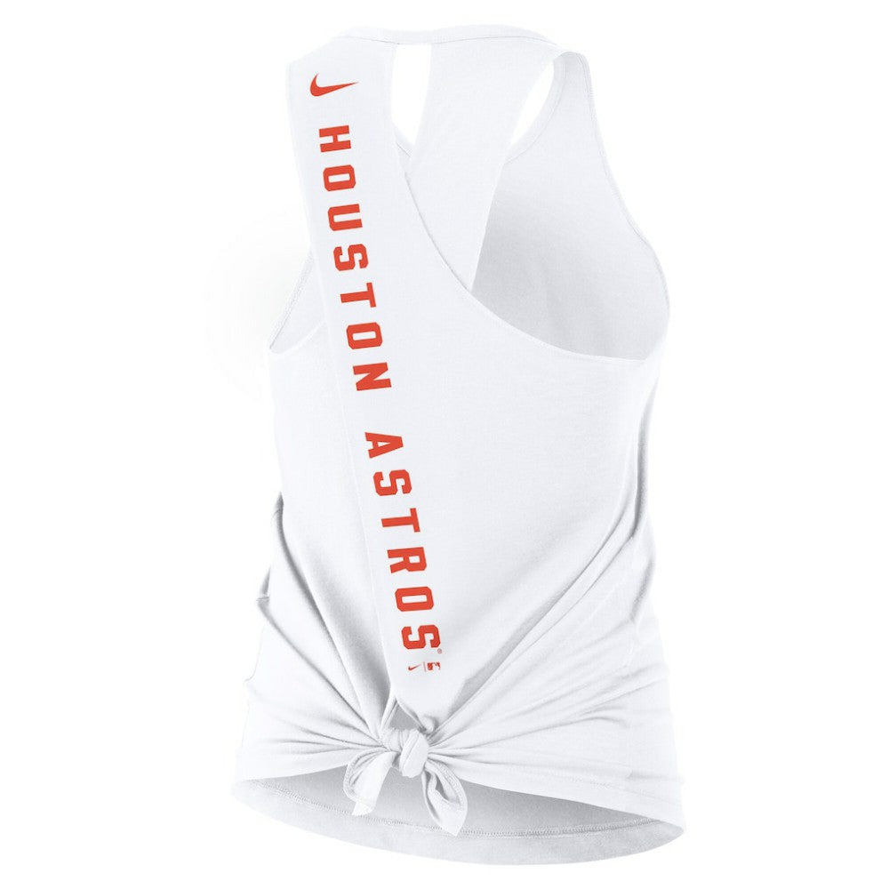 Houston Astros Nike Women's Open-Back Crisscross Dri-FIT Tank Top - MLB