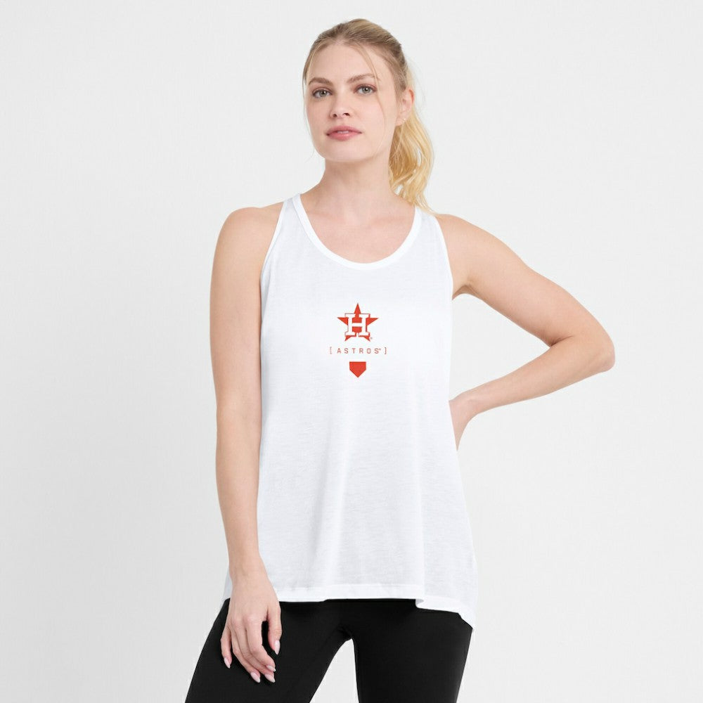 Houston Astros Nike Women's Open-Back Crisscross Dri-FIT Tank Top - MLB