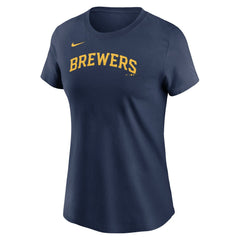 Milwaukee Brewers Nike Women's Wordmark T-Shirt - MLB