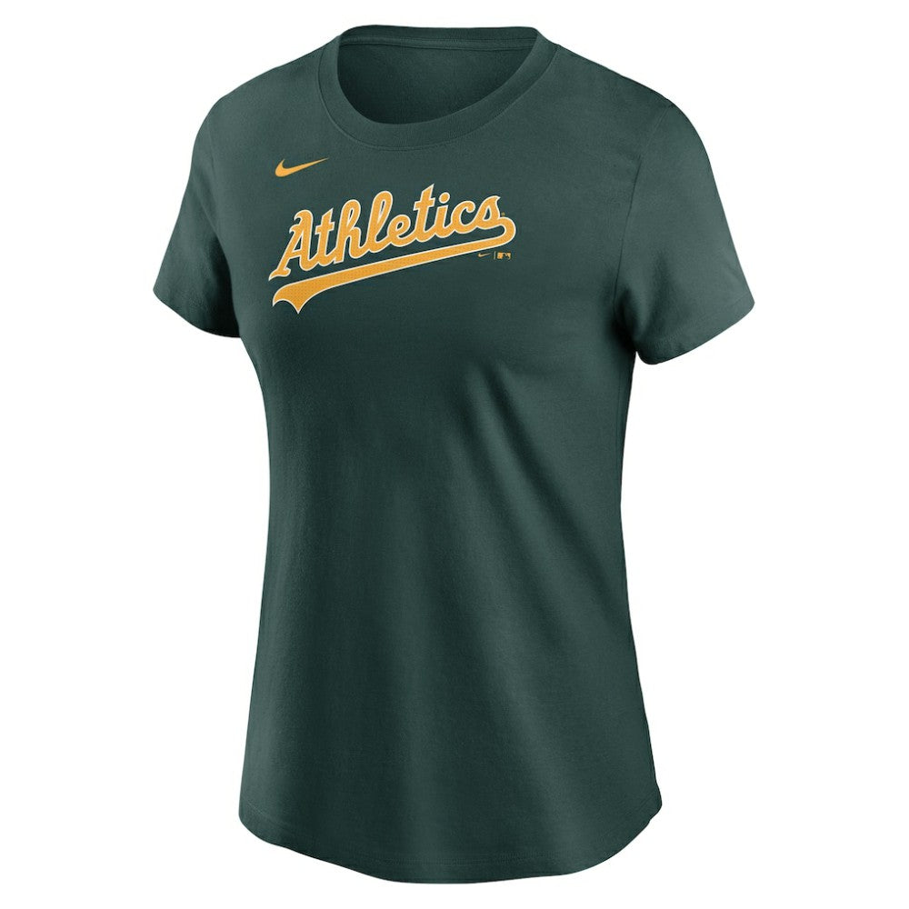 Athletics Nike Women's Wordmark T-Shirt - MLB