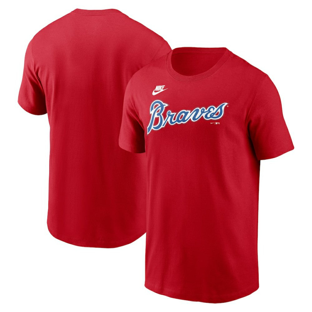 Atlanta Braves Nike Cooperstown Collection Wordmark T-Shirt - MLB