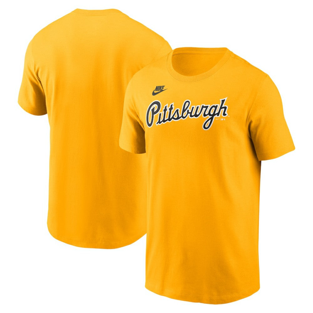 Pittsburgh Pirates Nike Cooperstown Collection Wordmark T-Shirt - MLB