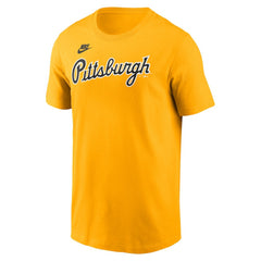 Pittsburgh Pirates Nike Cooperstown Collection Wordmark T-Shirt - MLB
