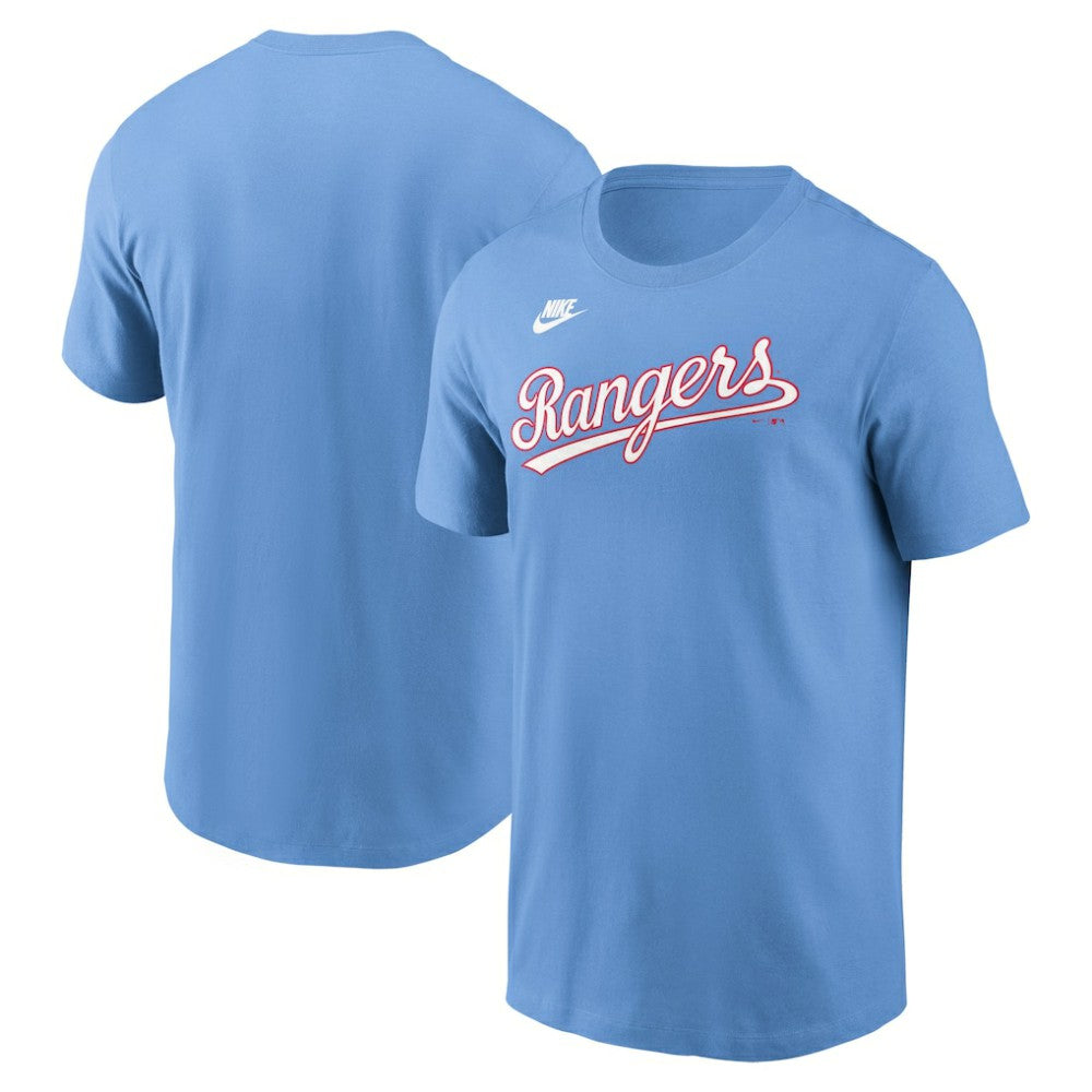 Texas Rangers Nike Cooperstown Collection Wordmark T-Shirt - MLB