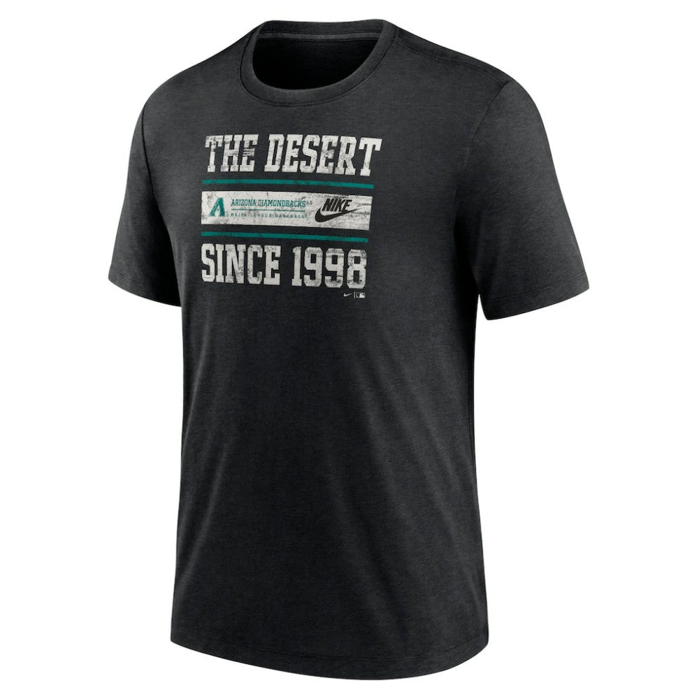 Arizona Diamondbacks Nike Cooperstown Collection Local Stack Tri-Blend T-Shirt - MLB