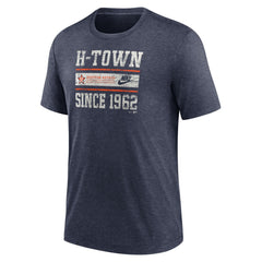 Houston Astros Nike Cooperstown Collection Local Stack Tri-Blend T-Shirt - MLB