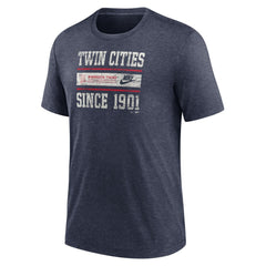 Minnesota Twins Nike Cooperstown Collection Local Stack Tri-Blend T-Shirt - MLB
