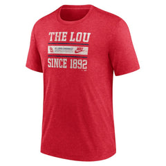 St. Louis Cardinals Nike Cooperstown Collection Local Stack Tri-Blend T-Shirt - MLB