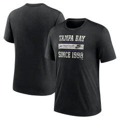 Tampa Bay Rays Nike Cooperstown Collection Local Stack Tri-Blend T-Shirt - MLB
