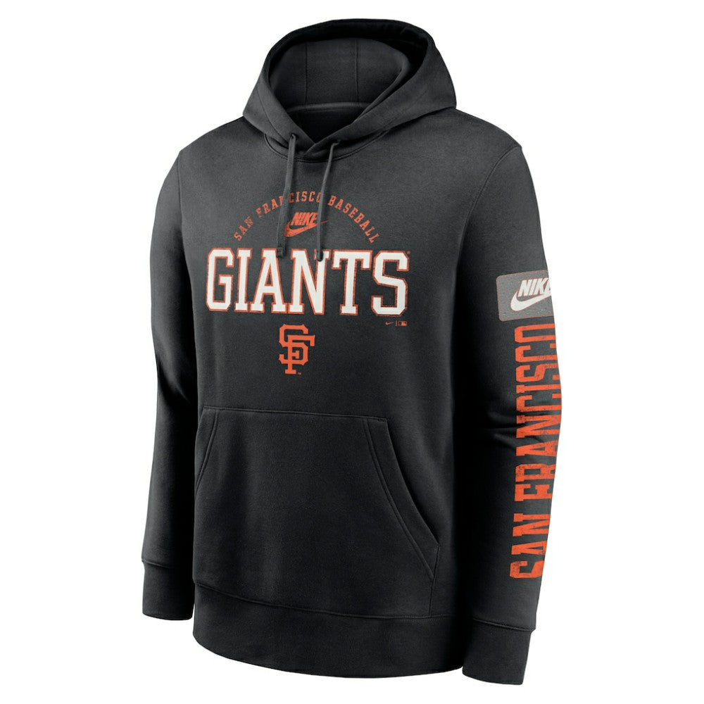 San Francisco Giants Nike Cooperstown Collection Splitter Club Fleece Pullover Hoodie - MLB