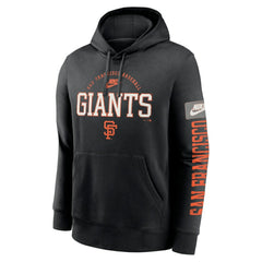 San Francisco Giants Nike Cooperstown Collection Splitter Club Fleece Pullover Hoodie - MLB