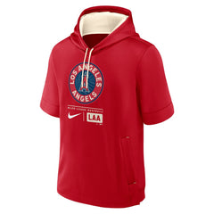 Los Angeles Angels Nike City Connect Color Block Short Sleeve Pullover Hoodie - MLB
