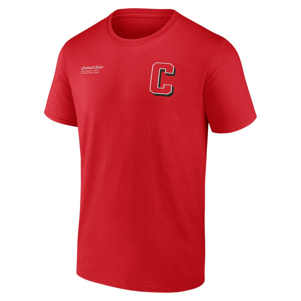 Cincinnati Reds Fanatics Split Zone T-Shirt - MLB